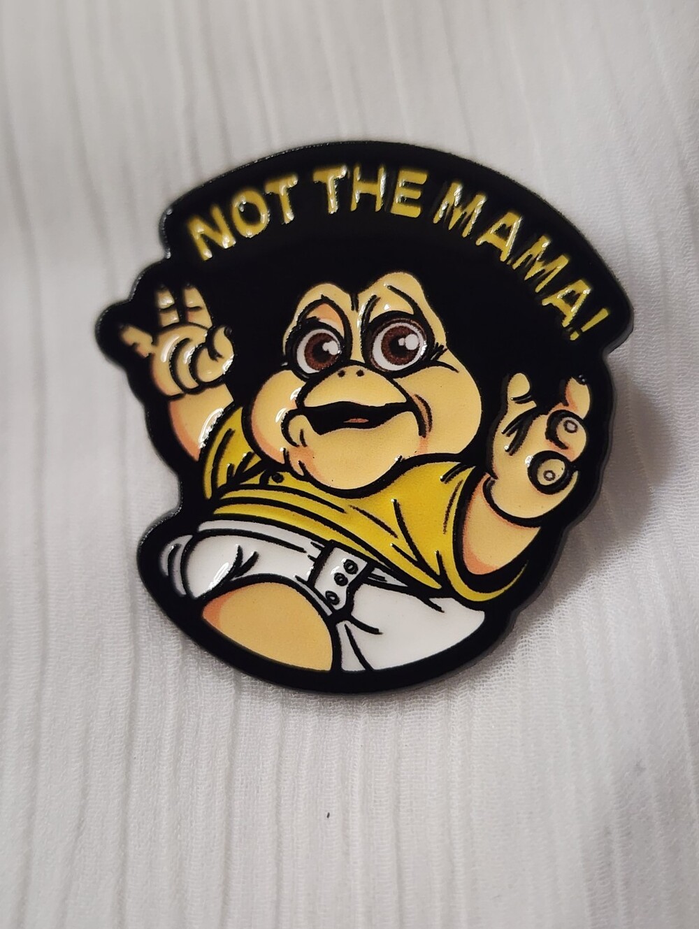 ✨ "Not the Mama!" Baby Sinclair Enamel Pin